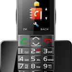Telefon mobil Maxcom MM720BB, 300 min, 2.2 inch, 0.3 MPX, Negru, Maxcom