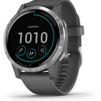SmartWatch Garmin Vivoactive 4, 1.3 inch, Curea silicon, Shadow Gray-Silver