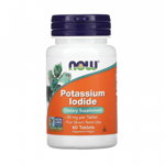 Potassium Iodide, (Iodura de Potasiu) 30 mg, Now Foods, 60 tablete