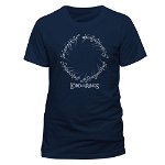 Tricou Lord Of The Rings - Runes And Logo, Lord of the Rings