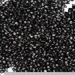 Set 500 margele negre plate cu litere, Playbox