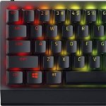 Tastatura gaming mecanica Razer BlackWidow V3 Mini, wireless HyperSpeed, format 65%, iluminare Chroma RGB, switch Razer Yellow, Negru, Razer