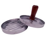 Presa manuala pentru burgeri IdeallStore®, Exquisite Chef, aluminiu, 11.5 cm, argintiu, IdeallStore