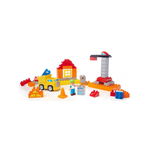 Set de constructie Mega Bloks santier cu camion  54 cuburi