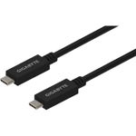 Cablu periferice GIGABYTE USB-C 3.2 Male la USB-C 3.2 Male, 1 m, 60 W, 5A, Negru, GIGABYTE