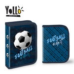 Penar echipat, 1 fermoar, 2 extensii, 30 piese, Football, Yollo, S-Cool, Yollo