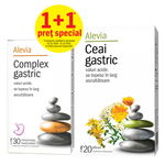 Pachet Complex gastric 30cp+Ceai gastric 20dz - ALEVIA, ALEVIA