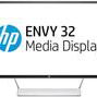 Monitor LED VA HP Envy, 32", WQHD, DisplayPort, 2 x HDMI, MHL, Negru, Argintiu, N9C43AA