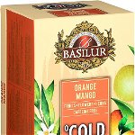 Ceai asortat Basilur Orange & Mango, 20 x 2 g