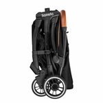 Carucior sport Lionelo Julie One 0-22 kg pliere compacta pentru avion negru, Lionelo