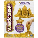 Set de joaca cu nisip kinetic metallic gold