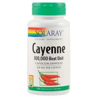 Cayenne ardei iute 450mg Solaray