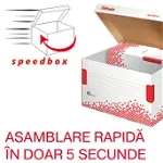 Cutie Arhivare M cu Capac Esselte Speedbox, A4, 367x263x325 mm, Carton