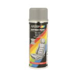 Vopsea spray lac pentru piele MoTip, gri, lucios, interior, 200 ml, Motip