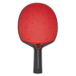 Paletă Rezistentă Tenis de Masă PPR130 Negru-Roșu, PONGORI