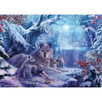 Puzzle Lupi Iarna, 1000 Piese, Ravensburger