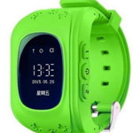 Smartwatch iUni Kid60 70991-2, 0.96inch, GPS, Bratara silicon, dedicat pentru copii (Verde), iUni
