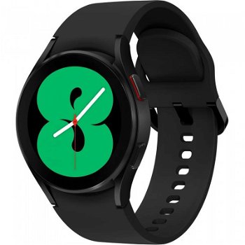 Galaxy Watch 4, 40 mm, negru, curea silicon negru, Wi-Fi, Bluetooth, GPS, NFC, rezistent la apa, Samsung