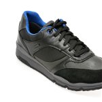 Pantofi GEOX negri, U36S7A, din piele ecologica, Geox