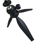 Mini Trepied Profesional, Cap cu bila rotativa, Stabilizator portabil pentru Camera Foto &Video Vlogging, Negru