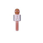 Microfon Wireless, KlaussTech, Usor de Conectat, Baterie Reincarcabila, Incarcare USB, Roz, KlaussTech