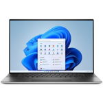 Laptop Dell Ultrabook XPS 9730, 17", UHD+ Touch Display, cu Procesor Intel Core i9-13900H, 32GB Ram, 1TB SSD, NVIDIA GeForce RTX 4070, Windows 11 Pro, Platinum Silver