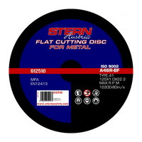 DISC TAIERE METAL 125 mm x 1.0 mm x 22 - 2 mm (FLEX) G12510, 