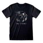 Tricou The Witcher Silver Ink Logo, Witcher