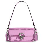 Genti Femei COACH Sequin Studio Baguette Bag Dark Magenta, COACH