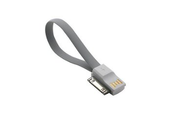 Cablu de incarcare USB My-Magnet compatibil cu iPhone 4 Gri, OEM