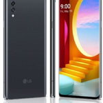 Telefon Mobil LG Velvet, Procesor Snapdragon 765G Octa-core, P-OLED Capacitive touchscreen 6.8", 6GB RAM, 128GB Flash, Camera Tripla 48+8+5MP, 5G, Wi-Fi, Single SIM, Android (Gri)