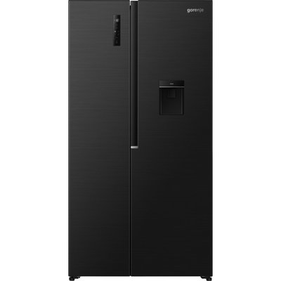 Side by Side GORENJE NRS917E41BXWD, NoFrost Plus, 541 l, H 178.6 cm, Clasa E, Dozator apa, negru
