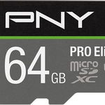 MicroSDXC PRO Elite 64GB UHS-I (P-SDU64GV31100PRO-GE), PNY