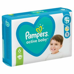 Pampers Active Baby, scutece, mărimea 6, 13-18 kg, 48 buc, Pampers