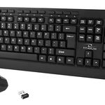 Kit tastatura si mouse bluetooth 2,4 Ghz Esperanza Akron, USB, 3 butoane, 1600dpi, negru, Esperanza