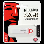 Kingston memorie externa USB 3.0 DTIG4 32GB alb rosu