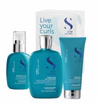 Set pentru par ondulat Alfaparf Milano Curls Sampon 250 ml + Balsam 200 ml + Spray 125 ml