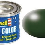 Vopsea verde inchis matasos pentru modelism Revell 14 ml, Revell