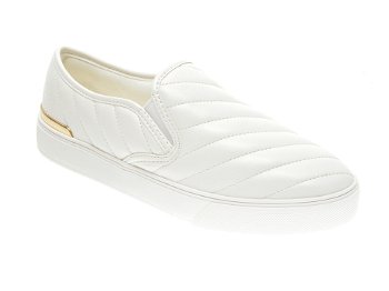 Pantofi ALDO albi, Chevron100, din piele ecologica