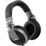 Casti audio tip DJ, Pioneer DJ HDJ-X5-S, Argintiu