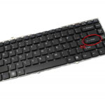 Tastatura neagra Sony Vaio VGN FW51MF H layout US fara rama enter mic