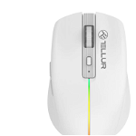 Mouse wireless Tellur Silent Click, interfata USB, rezolutie 1600 DPI, 6 butoane, alb, TELLUR