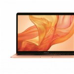 MacBook Air Procesor Apple M1 (12M Cache, up to 3.20 GHz), 13.3, Retina, 8GB, 256GB SSD, Integrated M1 Graphics, Mac OS Big Sur, Layout US, Roz/Auriu, Apple