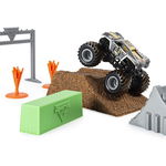 Set de Joaca Spin Master Camioneta Max-D cu Nisip Kinetic si Accesorii MaxFun Monster Jam