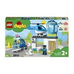 Jucarie DUPLO Police Station + Helicopter - 10959, LEGO