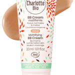 BB cream BIO matifiant Gold(piele normala si mixta), cu extract tea tree si zinc Charlotte Bio, Charlotte Bio