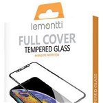 Folie Protectie Sticla Temperata Lemontti Full Fit LEMFSFFS20FEBK pentru Samsung Galaxy S20 FE (Transparent/Negru), Lemontti