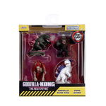 Set 4 Figurine Metalice Jada Godzilla 6.5 cm