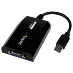 USB32VGAPRO, USB 3.0 to VGA Display Adapter 1920x1200 1080p, DisplayLink Certified, Video Converter w/ External Graphics Card - Mac & PC (USB32VGAPRO) - external video adapter - DisplayLink DL-3100N - 512 MB - black, StarTech