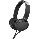 Casti audio On-Ear Sony MDRXB550APB.CE7, Microfon, Negru